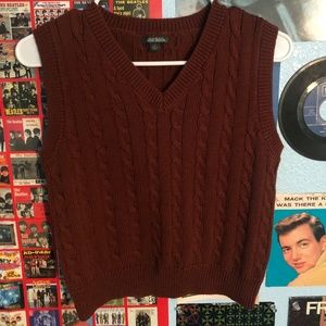 Target/Wild Fable brown sweater vest